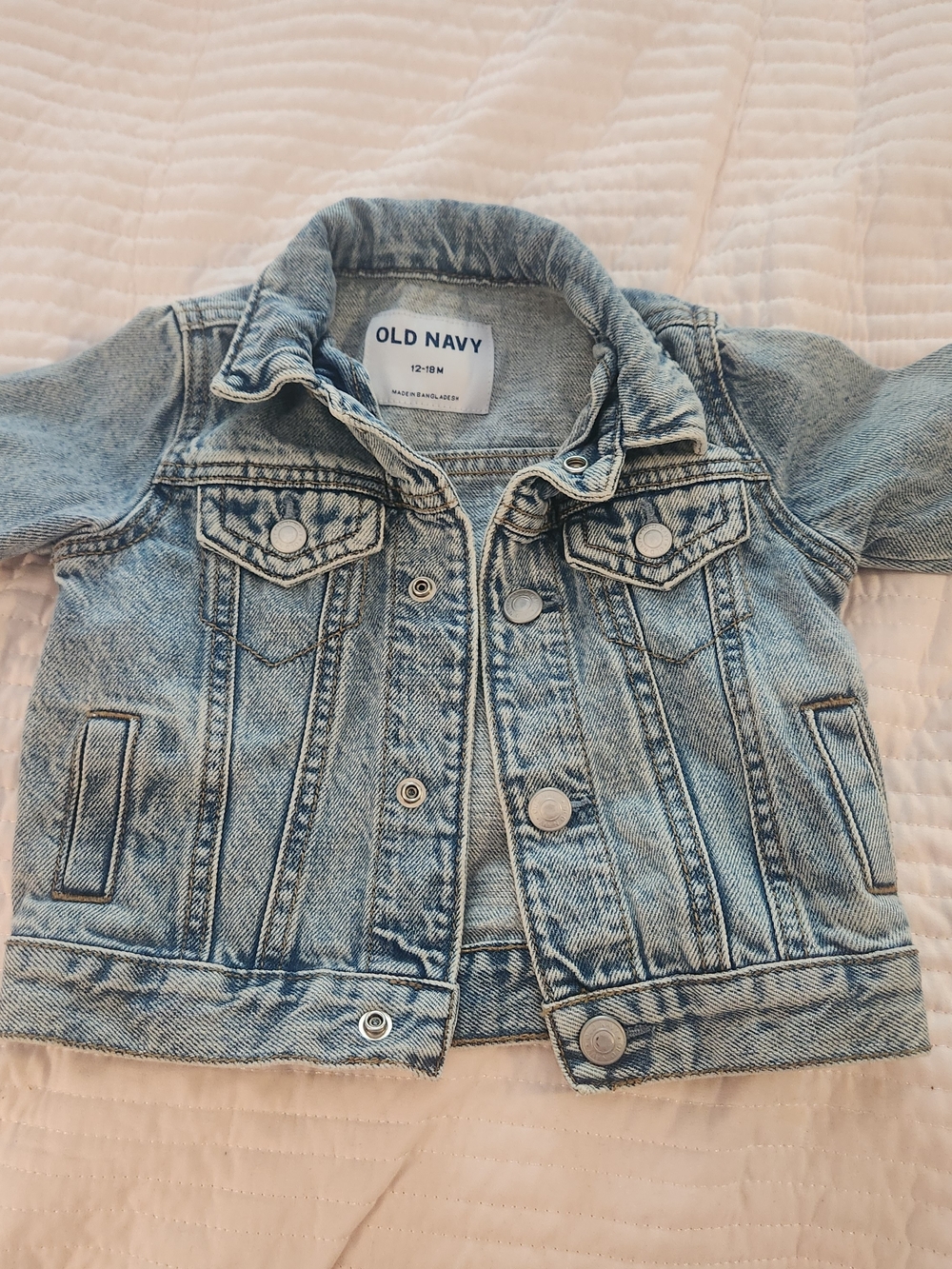 Old Navy Light Blue Denim Jacket for Kids